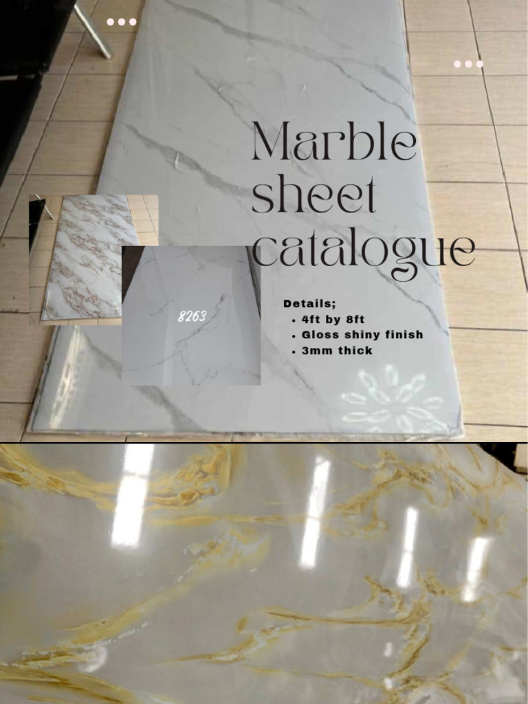 Marble Sheet Catalogue Details | PDF