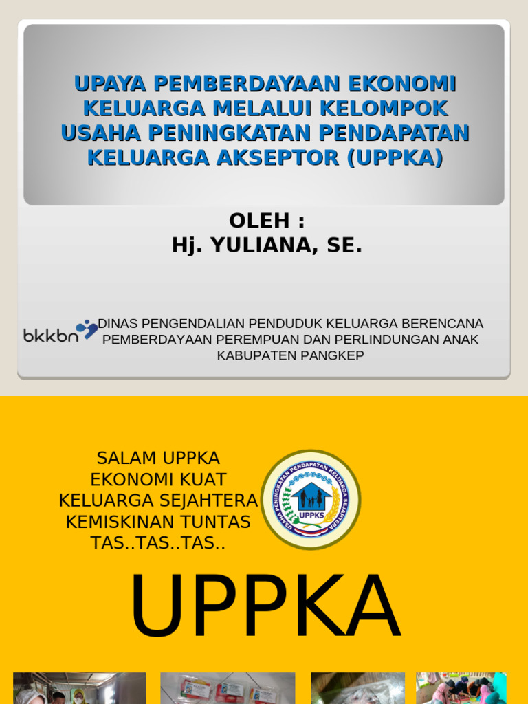 Pemberdayaan Ekonomi Melalui UPPKA | PDF