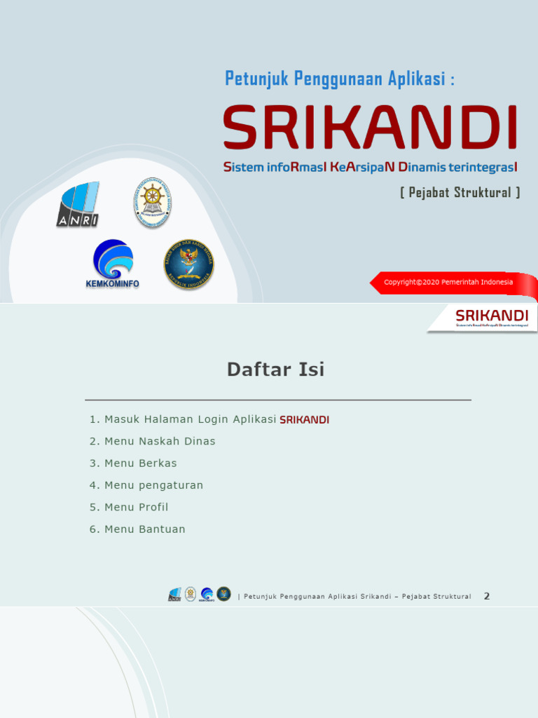 User manual aplikasi srikandi user pejabat struktural pdf