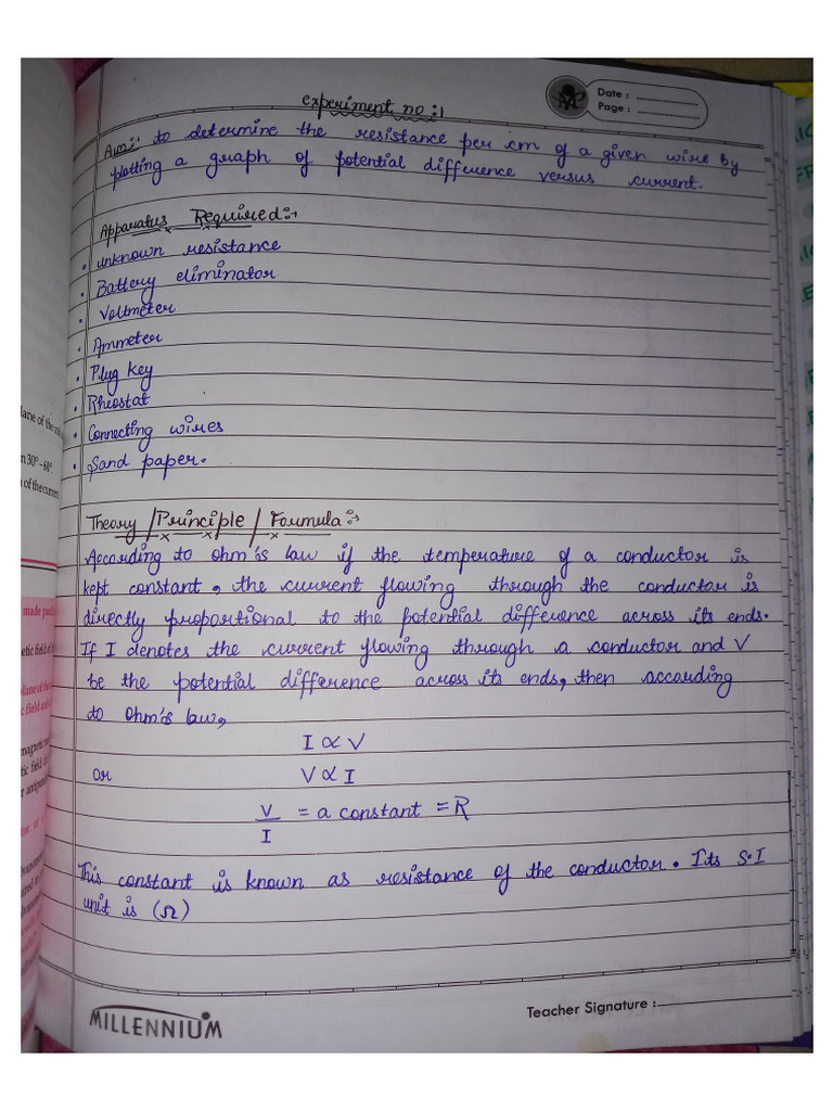 Physics Lab Manual Class 12 | PDF