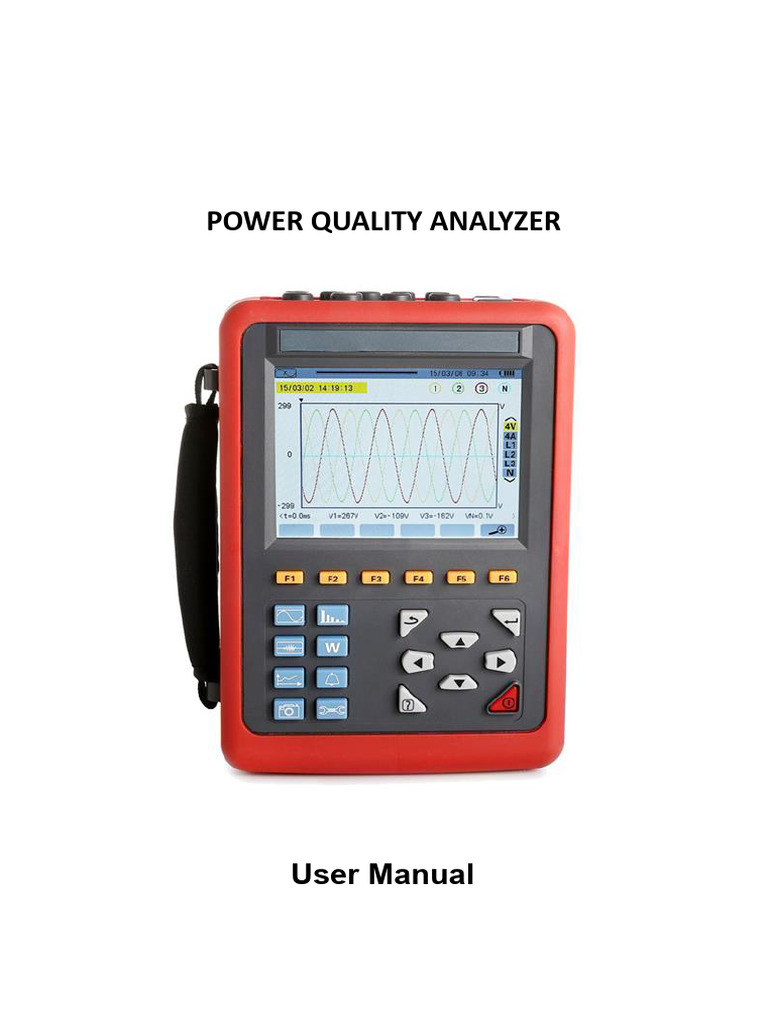Power Quality Analyzer User Manual | PDF | Ac Power | Root Mean Square