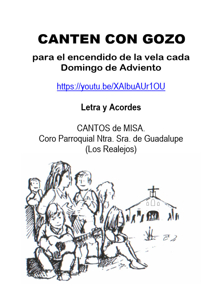 Letra y acordes de Canten con gozo | PDF