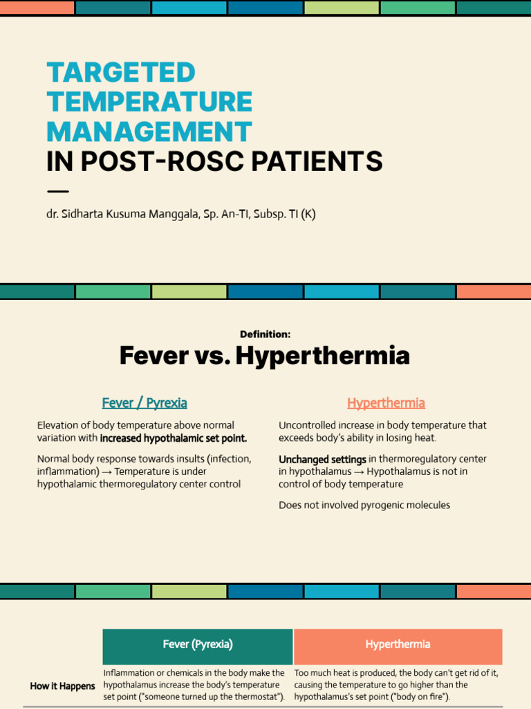 Targeted Temperature Management in Post-ROSC Patients Revisi 110724 ...