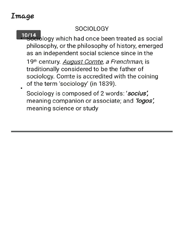 Notes Sociology | PDF