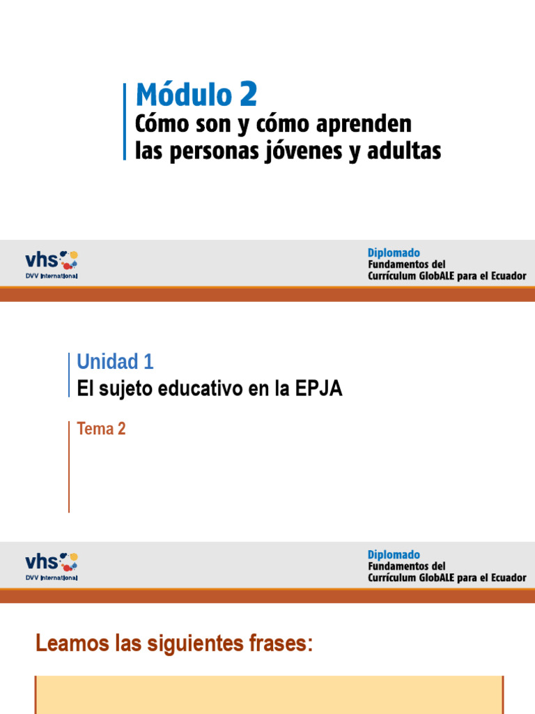 Unidad 1. Tema 2 | PDF | Aprendizaje | Estereotipos