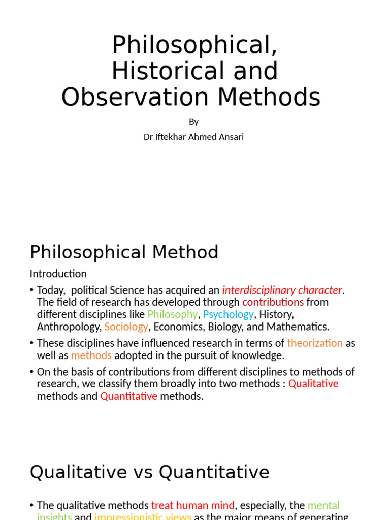 Research Methods in Political Science | PDF | Qualitative Research ...