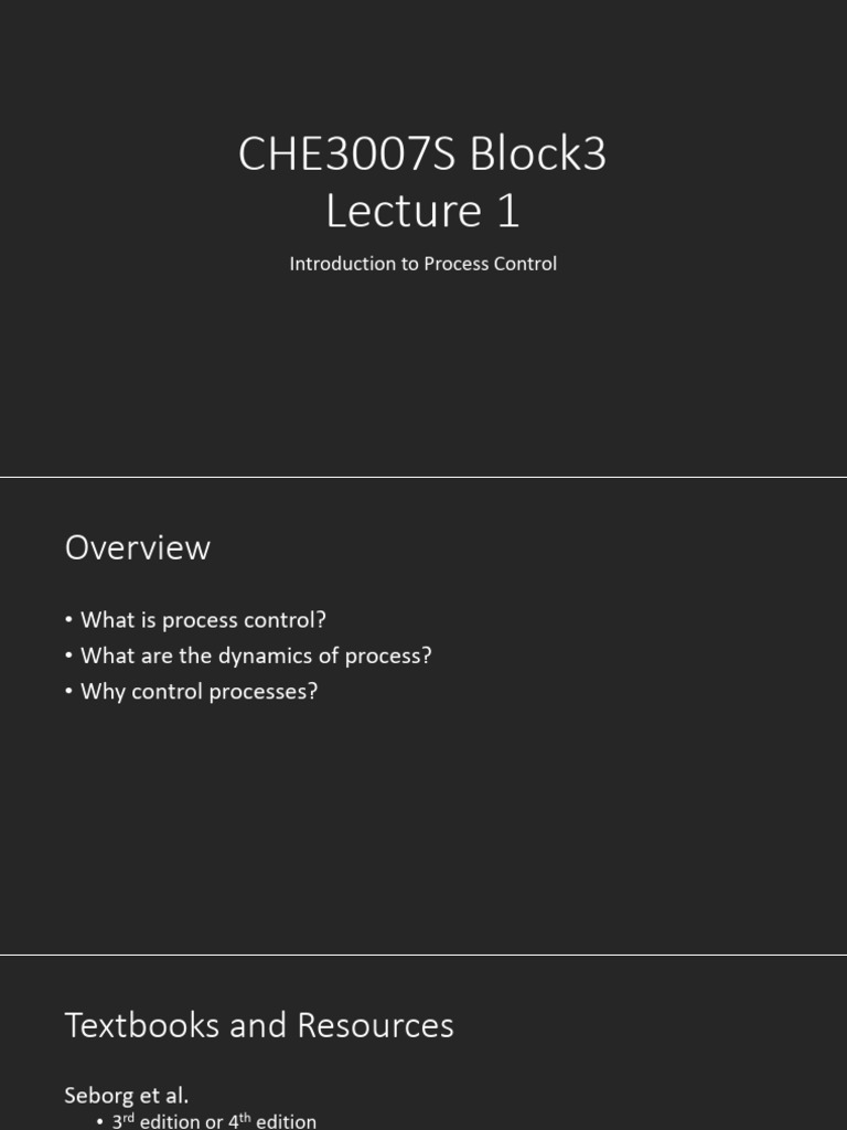 Introduction To Process Control Basics Pdf Control Theory Applied