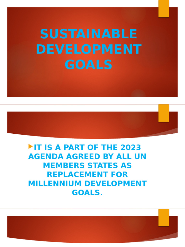 Overview of Sustainable Development Goals | PDF | Sustainability ...
