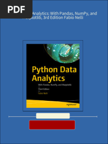 Full Python Data Analytics: With Pandas, NumPy, and Matplotlib, 3rd Edition Fabio Nelli Ebook All Chapters