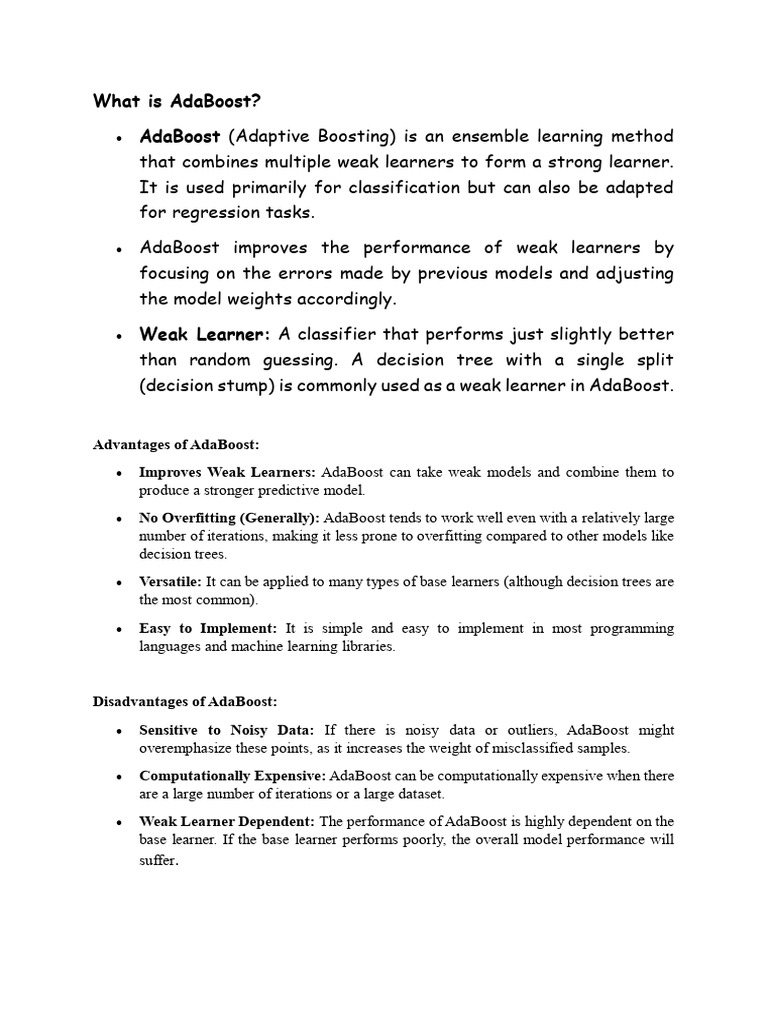 Adaboost | PDF