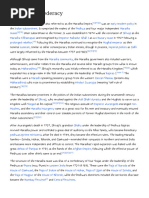 Bhat Peshwa Family Tree Overview | PDF | History