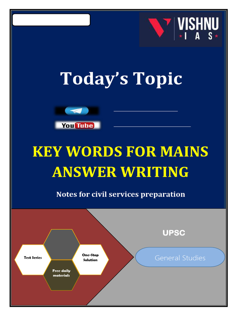 UPSC Answer Writing Guide | PDF | Argument | Evidence
