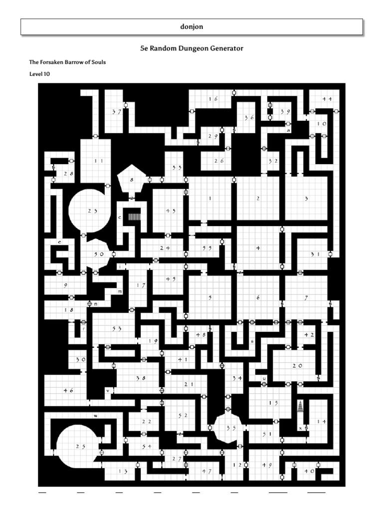 Donjon 5e random dungeon generator pdf