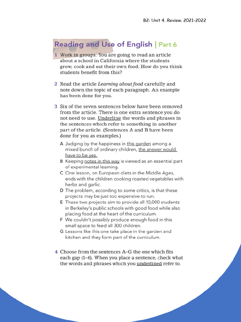 B2 Unit 4 Review Pdf