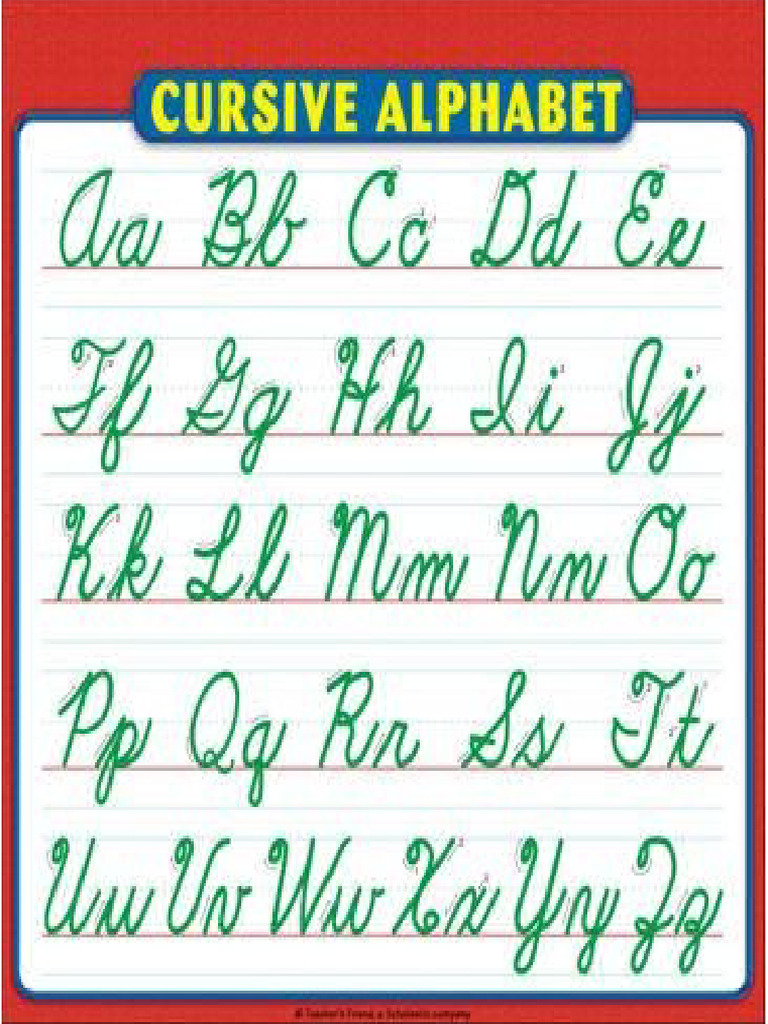 Cursive Alphabet | PDF