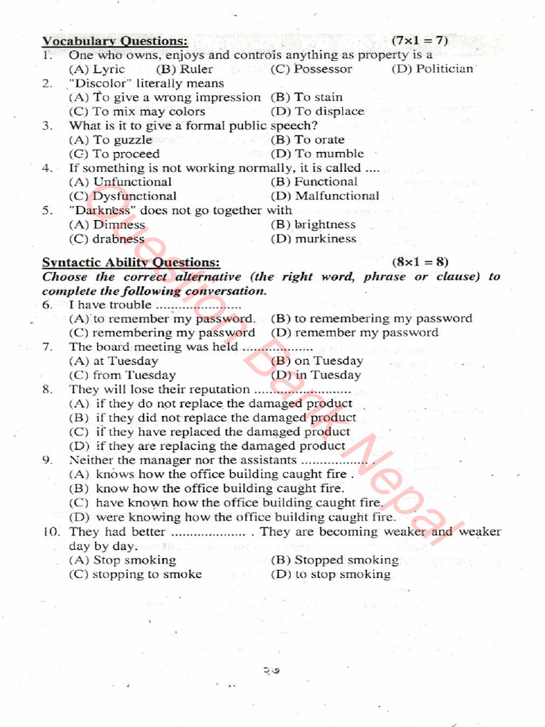 2072 Sectionofficer 2 | PDF