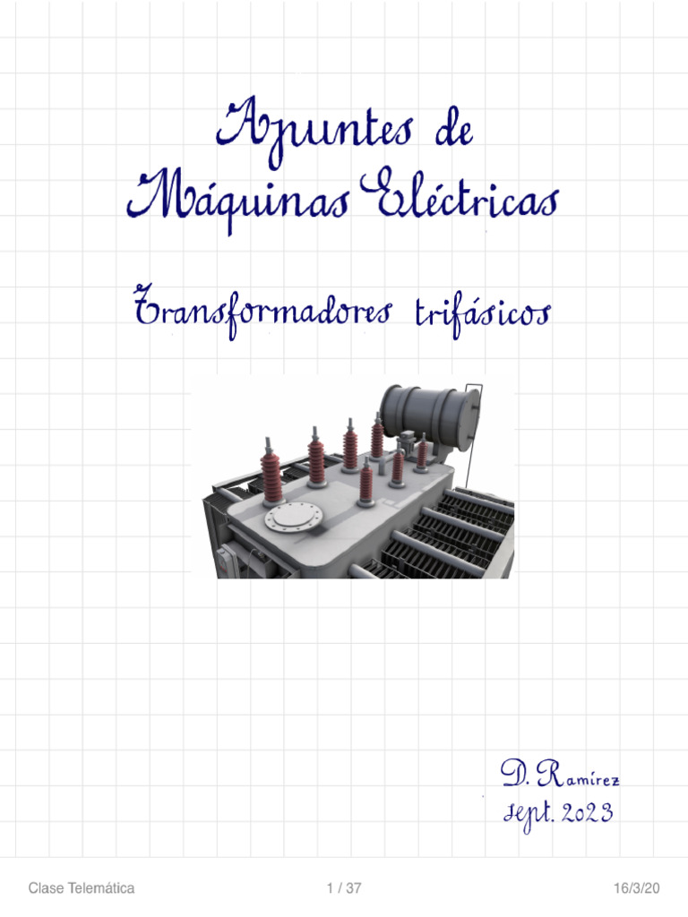 Tema 2 Transformadores Trifasicos Pdf