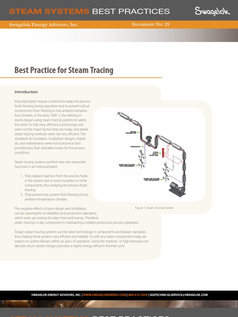 Best Practices_No.29 Steam Tracing Heat Transfer Steam