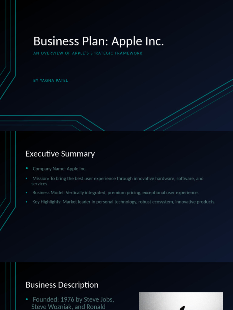 Apple Inc. Business Plan Overview | PDF | Apple Inc. | I Phone