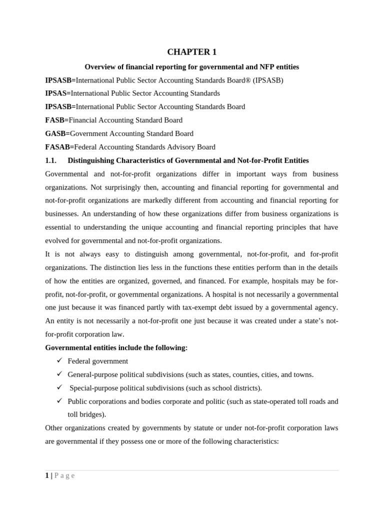 CH 1 | PDF | International Financial Reporting Standards | Historical Cost
