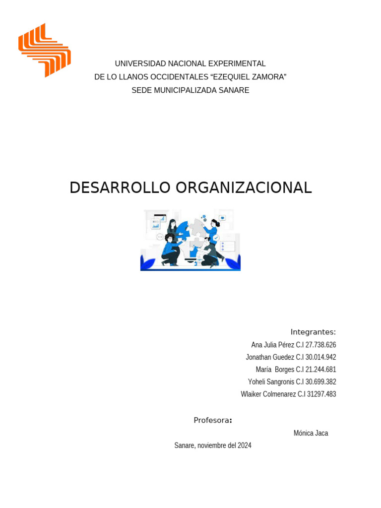 El Desarrollo Organizacional | PDF | Cultura organizacional | Business