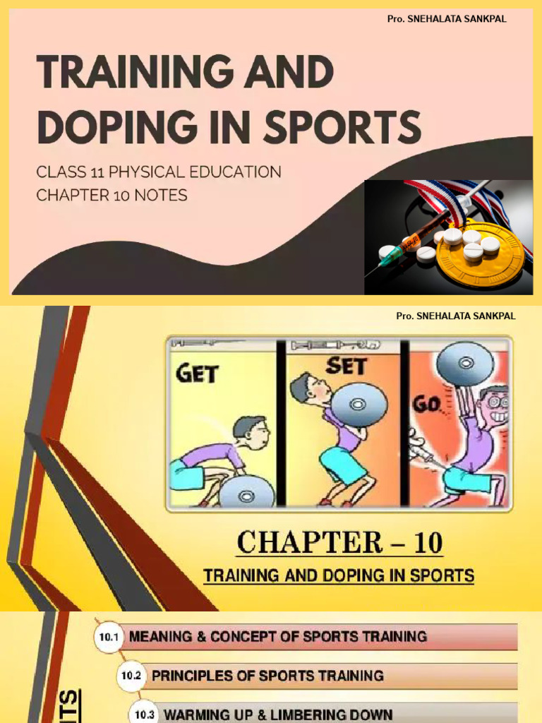 CBSC-11th-L10-Training & Doping in Sports | PDF