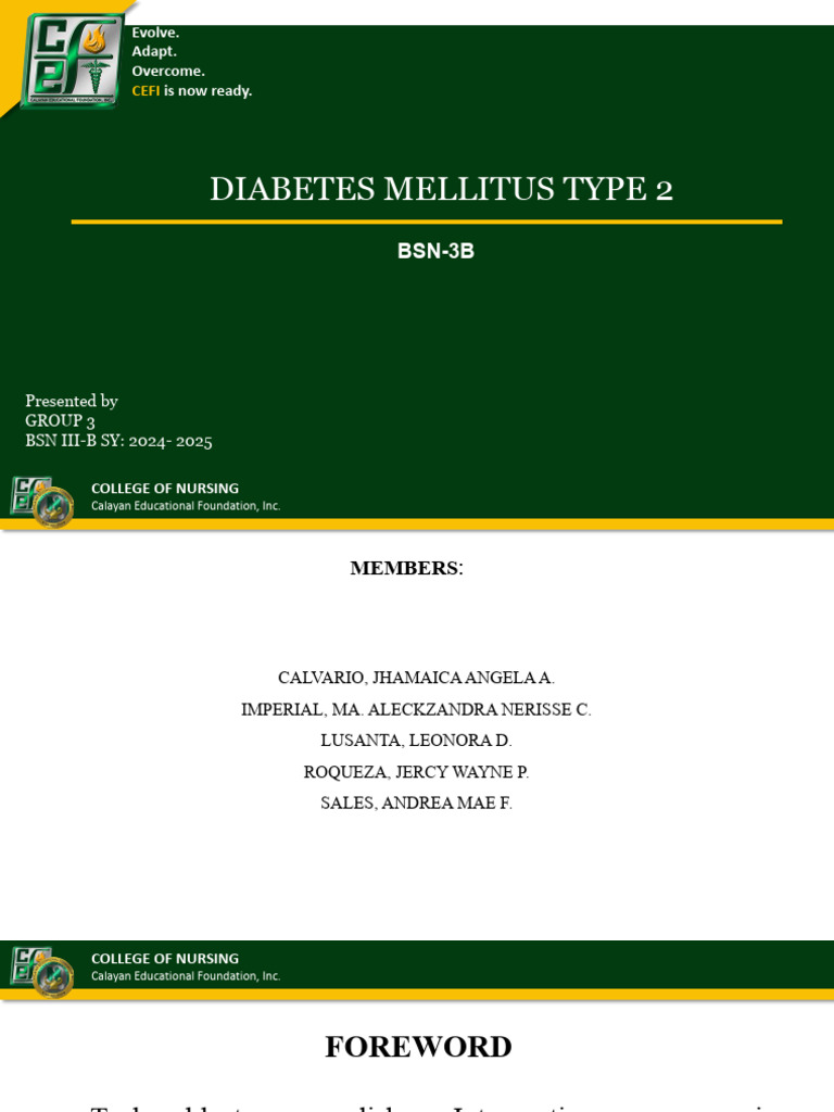 Managing Type 2 Diabetes Mellitus | PDF | Healthy Diet | Dieting