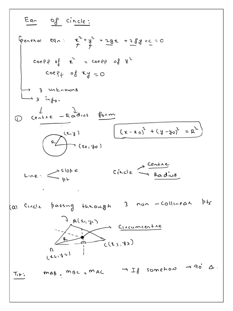 Circle Revision | PDF