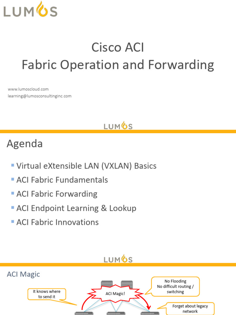 Cisco ACI and VXLAN Overview | PDF | Computer Network | Internet Protocols