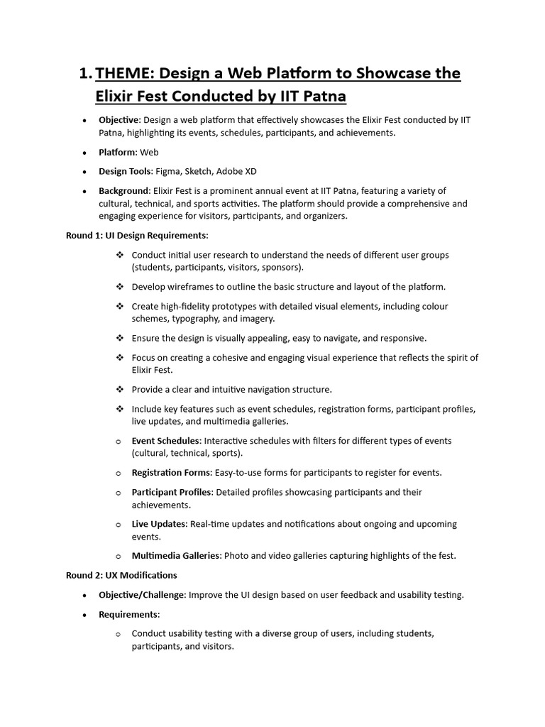 Questions For UI UX Competition | PDF | Usability | Mobile App