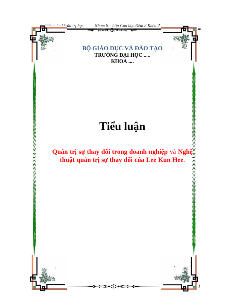 một số phương thức qtstd | PDF