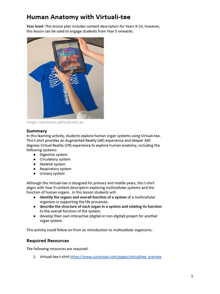 Exploring Human Anatomy with AR | PDF | Augmented Reality | Science