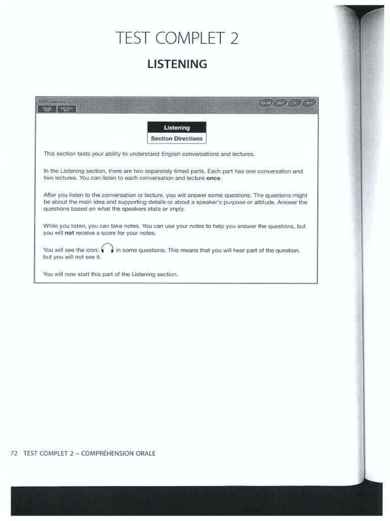 Toefl Test 2 Listening Pdf