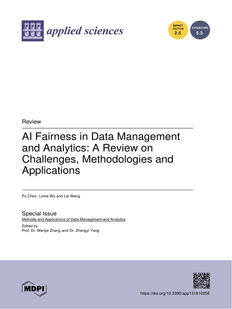 AI Fairness in Data Management | PDF | Artificial Intelligence ...