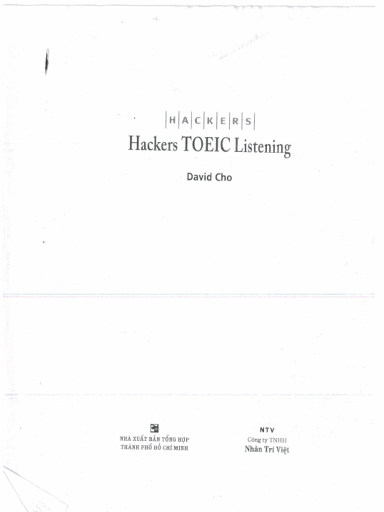 Hacker toeic listening pdf