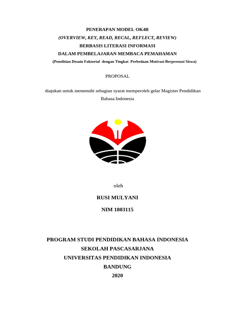 Model OK4R untuk Pembelajaran Membaca | PDF