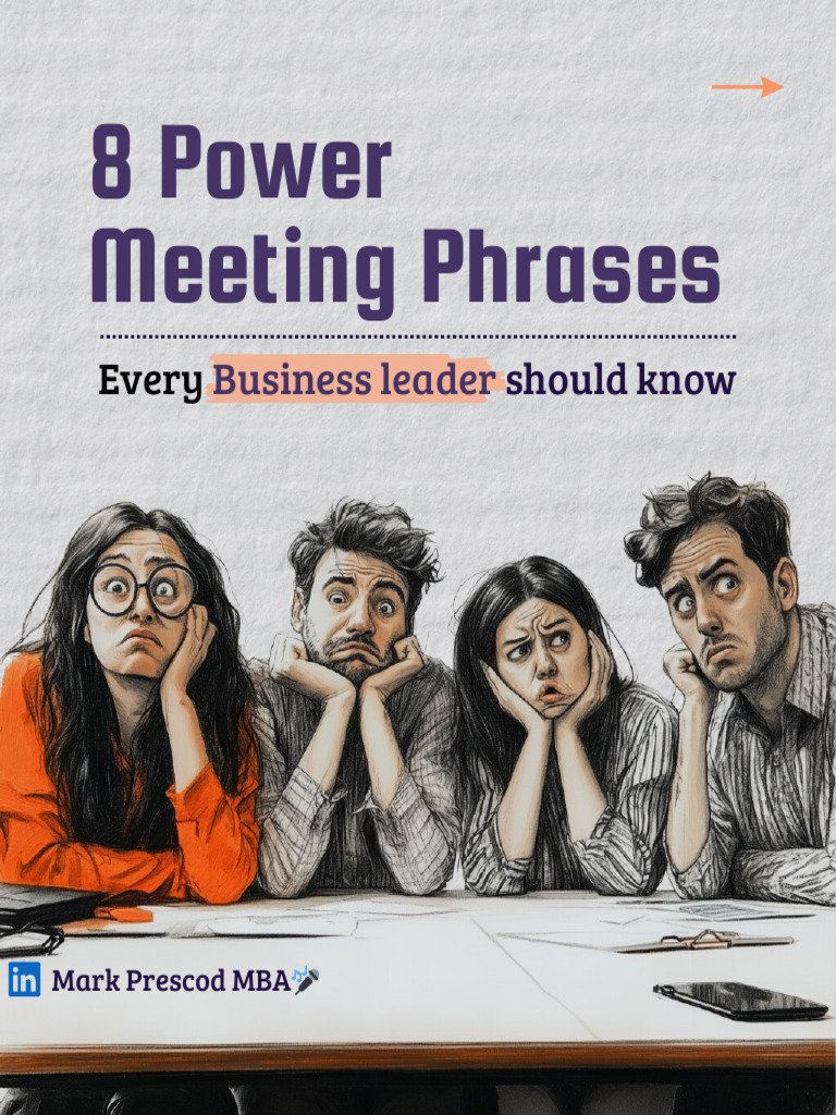 Essential Meeting Phrases for Leaders | PDF