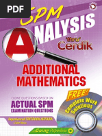 Analysis Spm Additional Mathematics