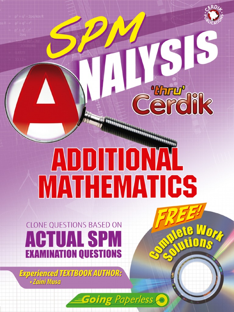 Analysis Spm Additional Mathematics