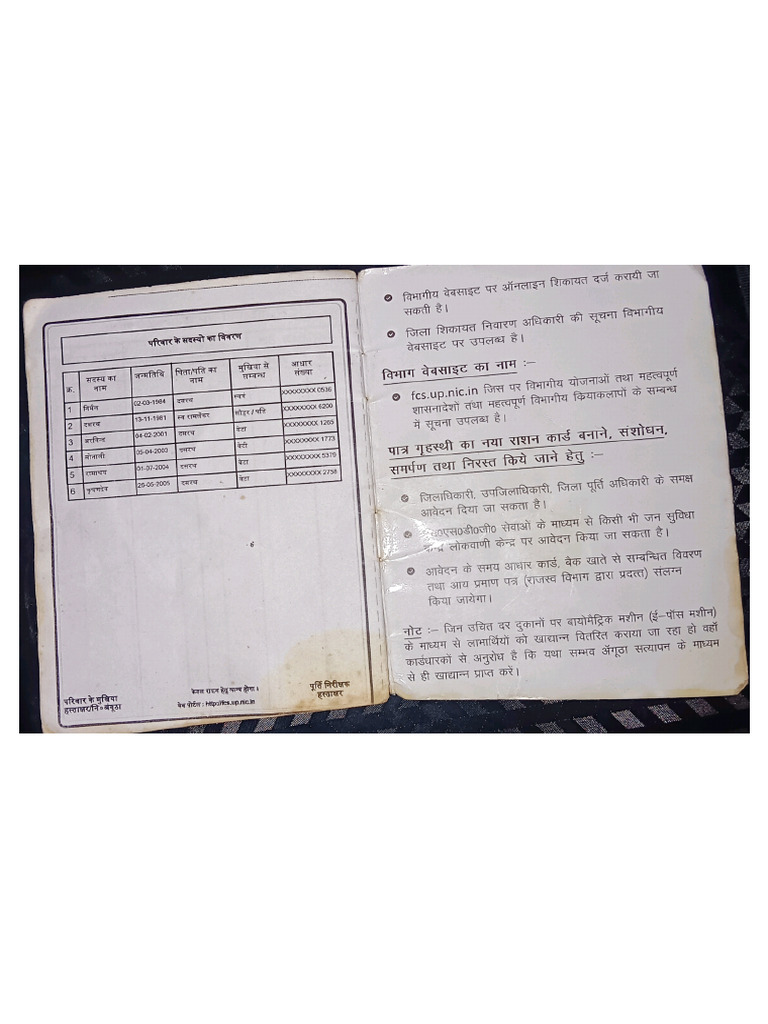 RAshon Card 2nd Page | PDF