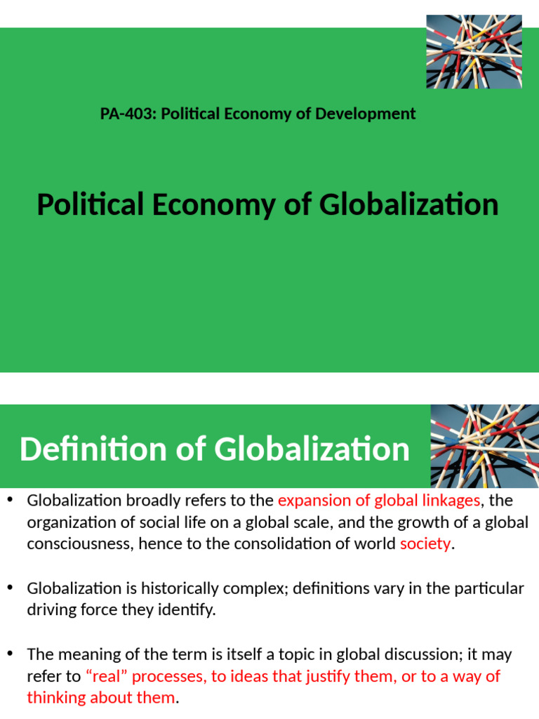 Understanding Globalization Dynamics | PDF | Globalization | World ...