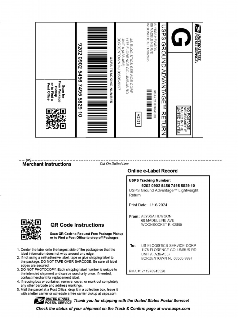 Returnlabel 211978945528 | PDF