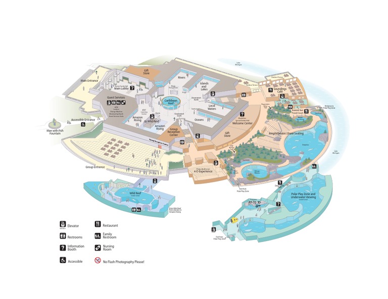 Shedd Aquarium Map 2009