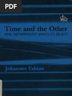 Fabian - Time and the Other - How Anthropology Makes Its Object
