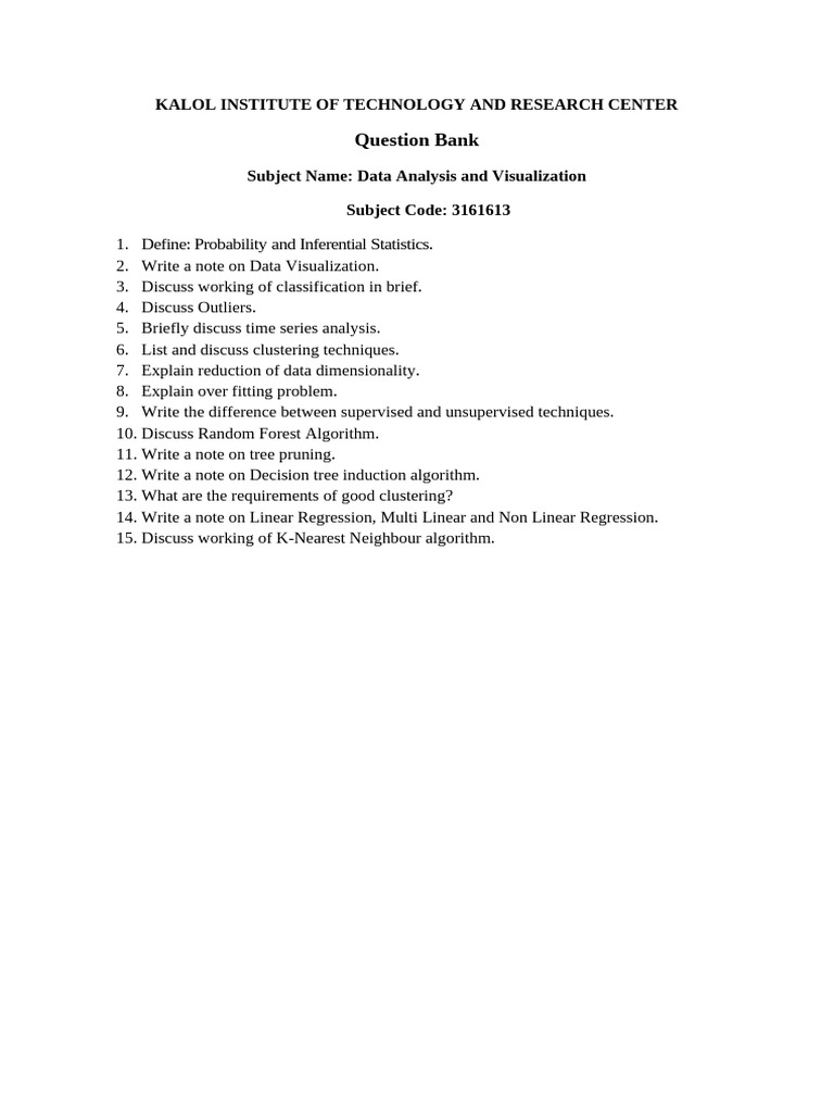 Dav Mse Questions | PDF