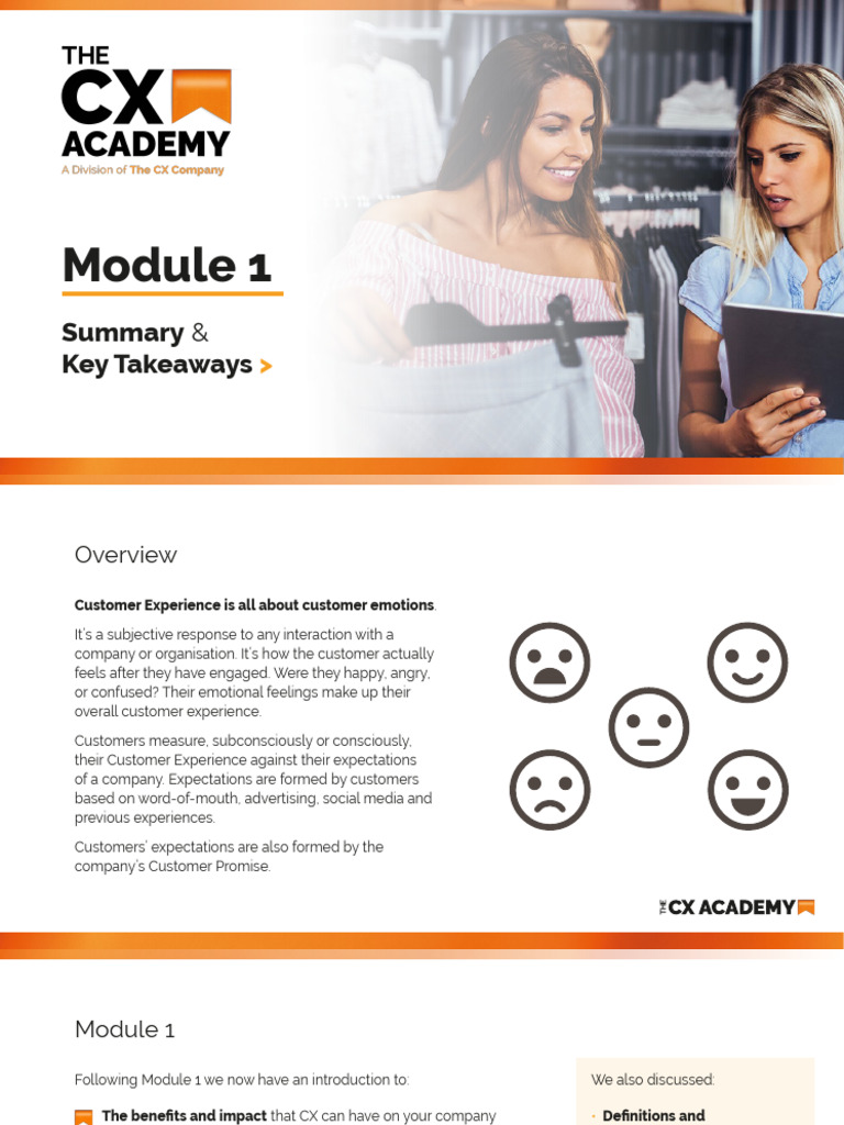 Understanding Customer Experience Basics | PDF | Customer Experience ...