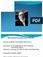 Biografía Paulo Freire