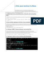 10 Consejos SQL para Acelerar Tu Base de Datos
