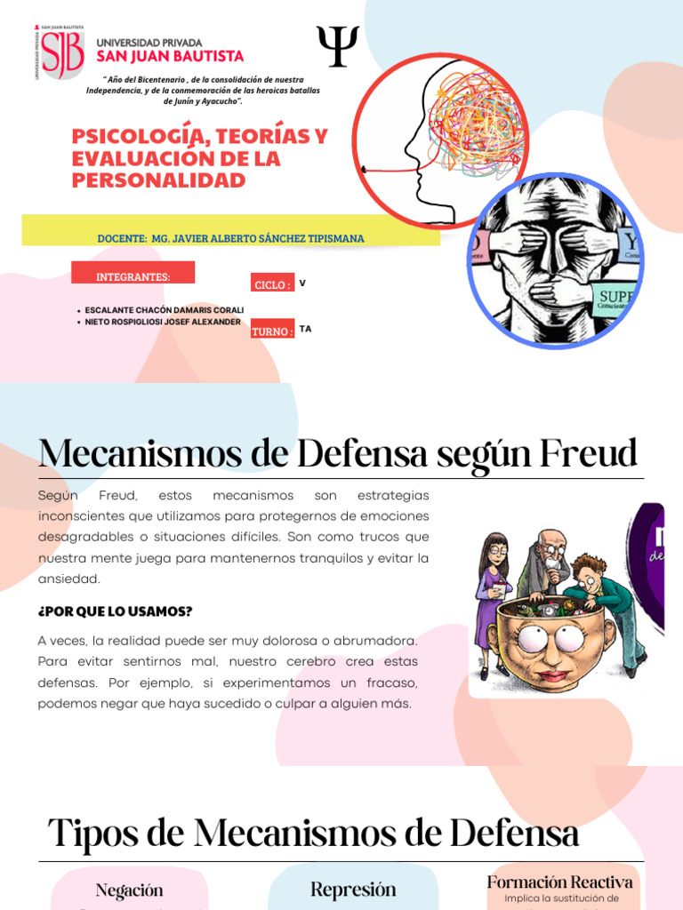 Mecanismos de Defensa en Psicología | PDF | Mente | Las emociones