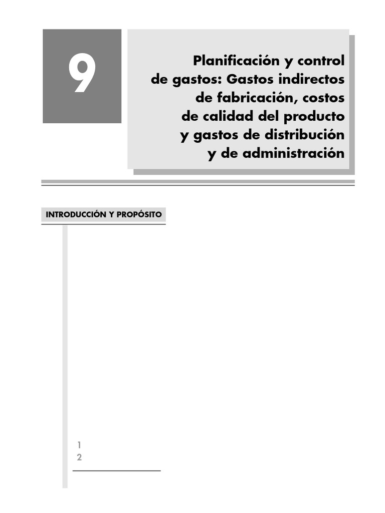 Planificación y Control de Gastos Empresariales | PDF | Presupuesto ...